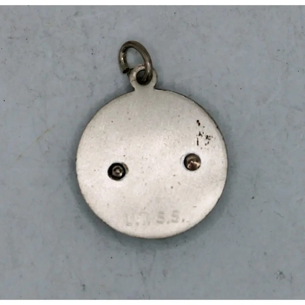 Vintage Sterling Silver Enameled U.S. Army 20 Year Service Pendant